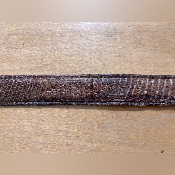 Stunning VNT Hunting World Reversable Brown Reptile & Leather Belt - Unisex - Picture 5 of 15